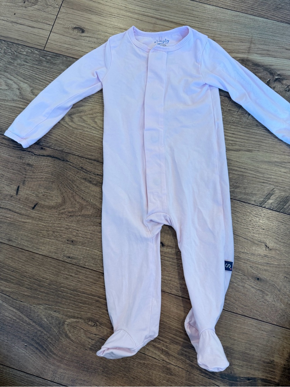 Magnetic Me Light Pink Footed PJ